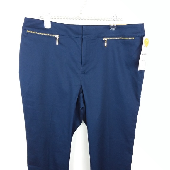 Charter Club Pants Zippered Pockets NWT- 4/O - Picture 3 of 5